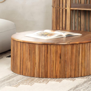 Solid coffee table