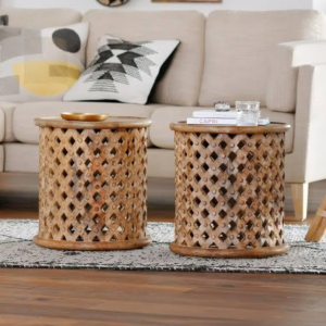 Carved Side Table