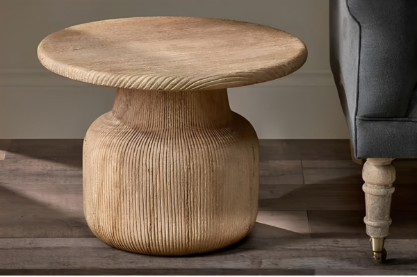 Scratched Side Table