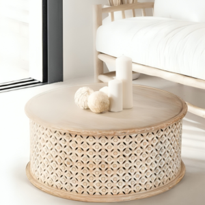 Small carving coffee table