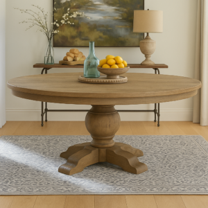 Round Rustic Base Table