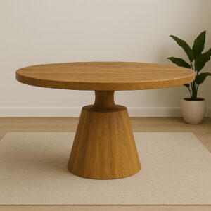 Round Wood Dining Table