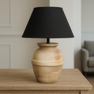 Rustic Wooden Lamp