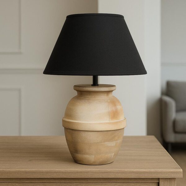 Rustic Wooden Lamp