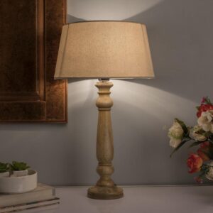 Vintage Wood Lamp