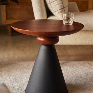 Wooden Accent Side Table
